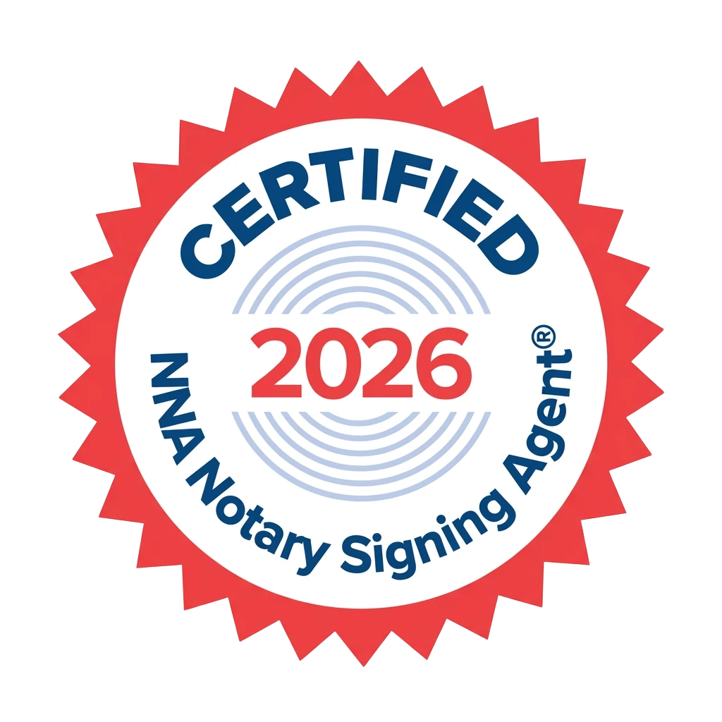 NNA Certified Notary Signing Agent certificate badge